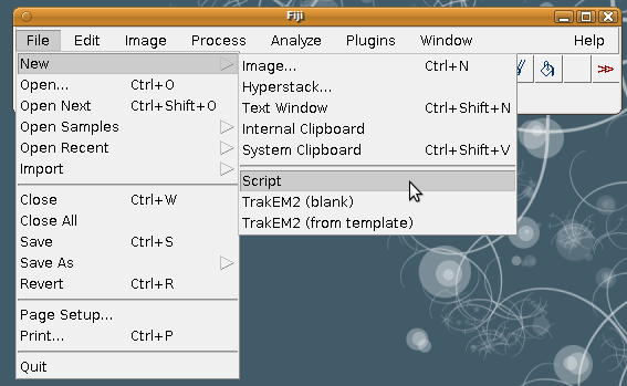 imagej software script